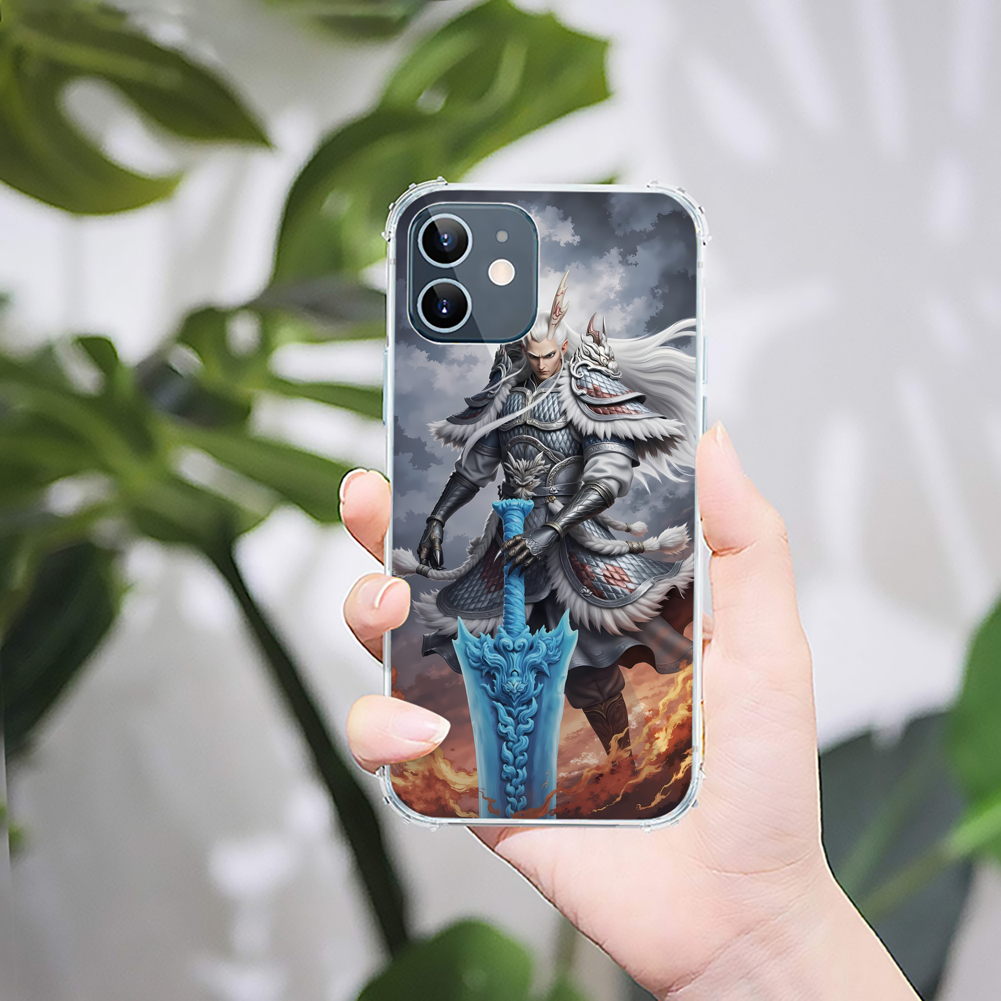 （画像用） Ne Zha 2 ナタ 魔童の大暴れ 【iPhone 12シリーズ対応】透明スマホケース（クリアソフトケース）